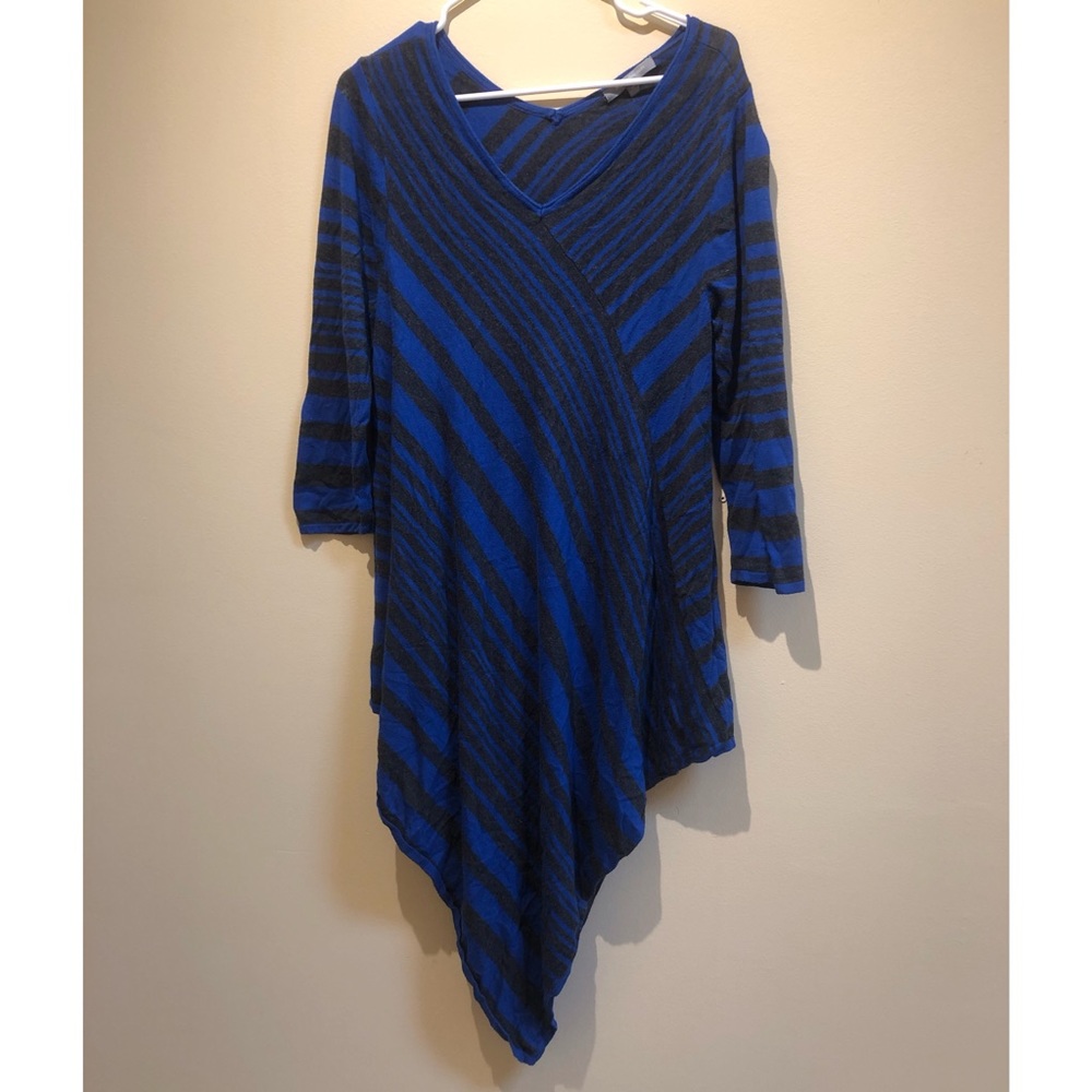 Ny collection 💙 sweater dress / tunic blue & gray